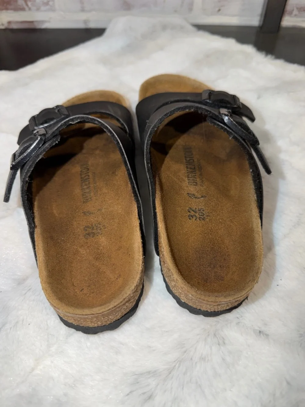 Birkenstock Kids Black Two-Strap Sandals - Picture 3 of 6